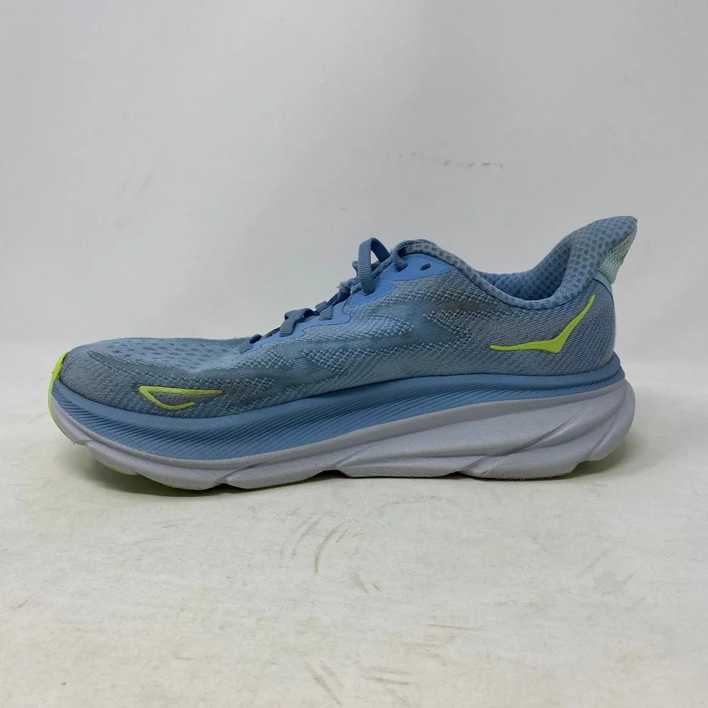 Hoka Clifton 9 Women 8.5 Running Shoes Dream Blue Ice Water Pink 1127896-DNK